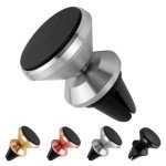 Wholesale 360 Universal Magnetic Snap On Air Vent Car Mount Holder 005 (Gold)